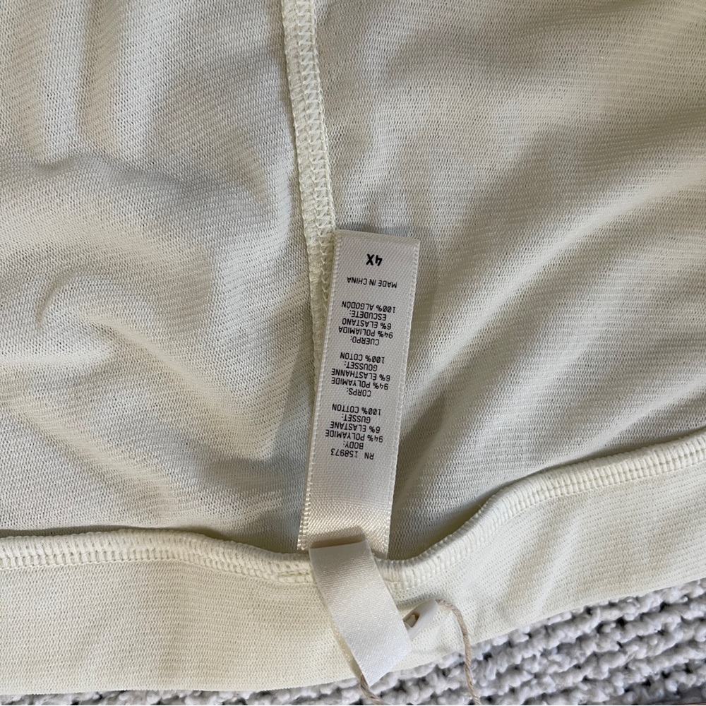 SKIMS women’s swim cover up sheer pants Cream Wide Leg 4X NWT - Picture 9 of 9